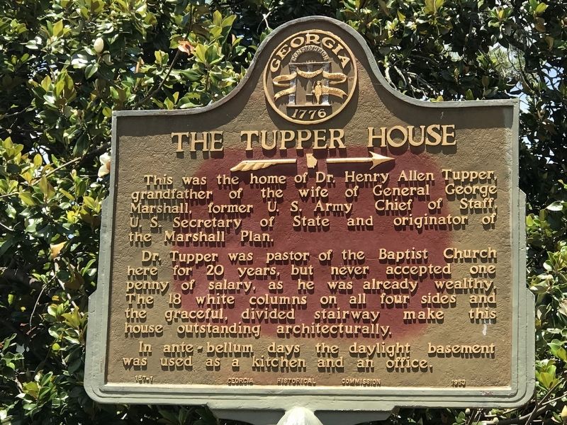 The Tupper House Marker image. Click for full size.