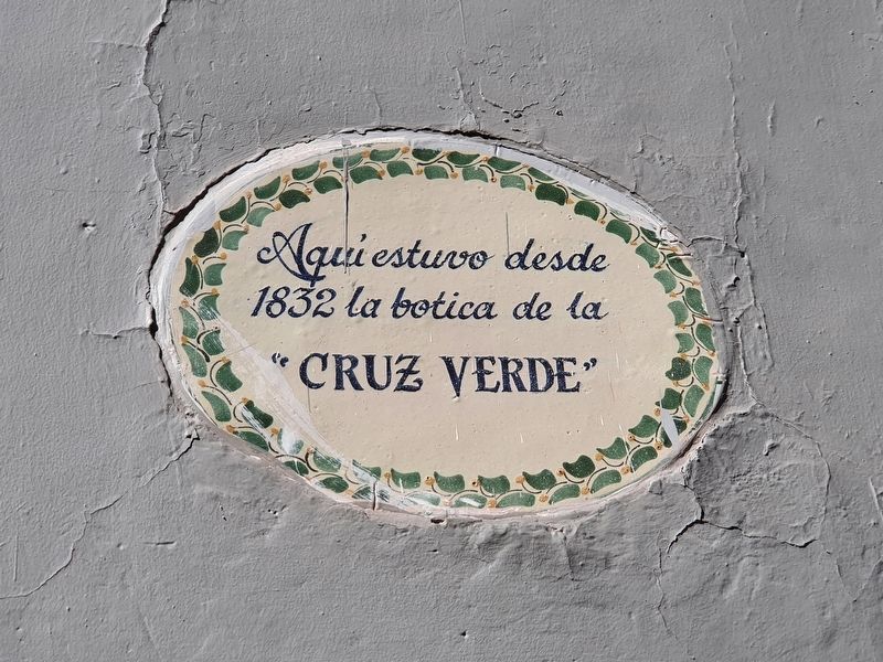 Cruz Verde Pharmacy Marker image. Click for full size.