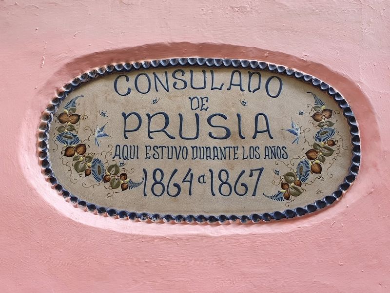 The Prussian Consulate Marker image. Click for full size.