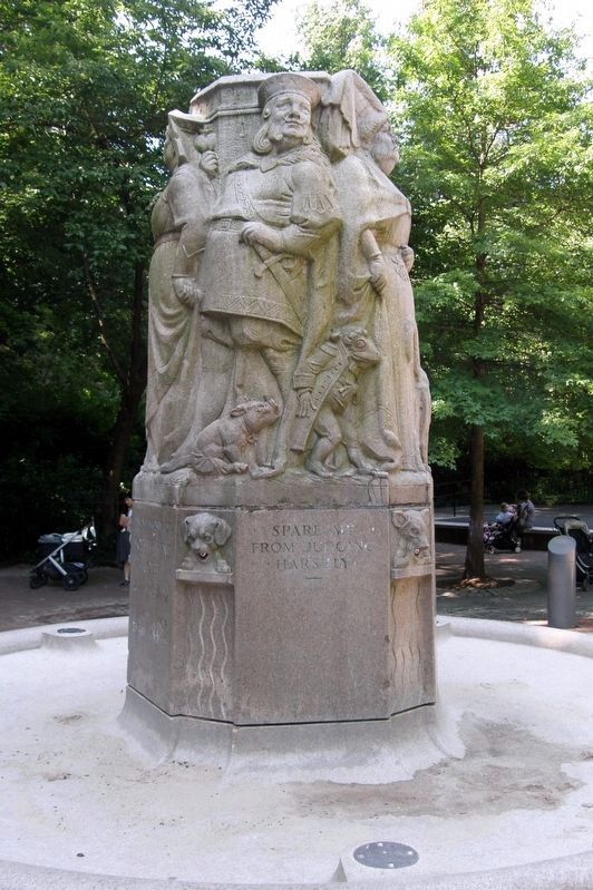 Loeb Memorial Fountain, panel 2 image. Click for full size.