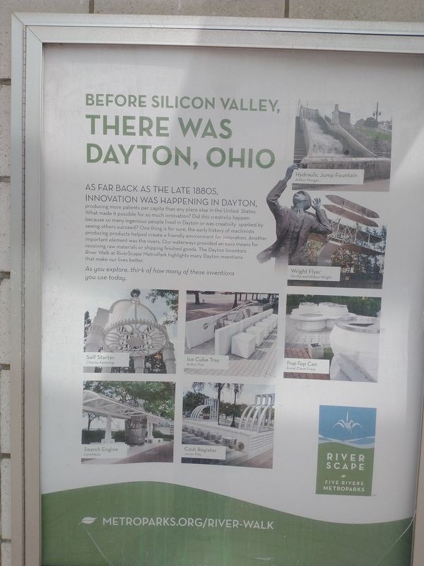 Before Silicon Valley There Was Dayton, Ohio Marker image. Click for full size.