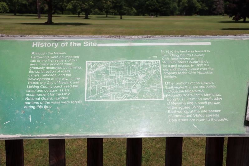 History of the Site Marker image. Click for full size.