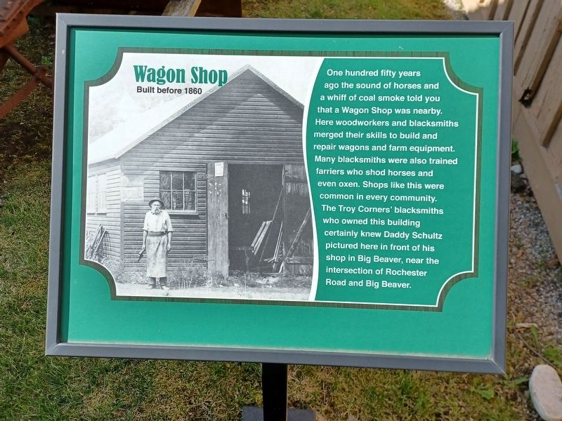 Wagon Shop Marker image. Click for full size.