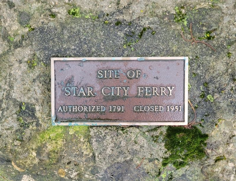 Site of Star City Ferry Marker image. Click for full size.