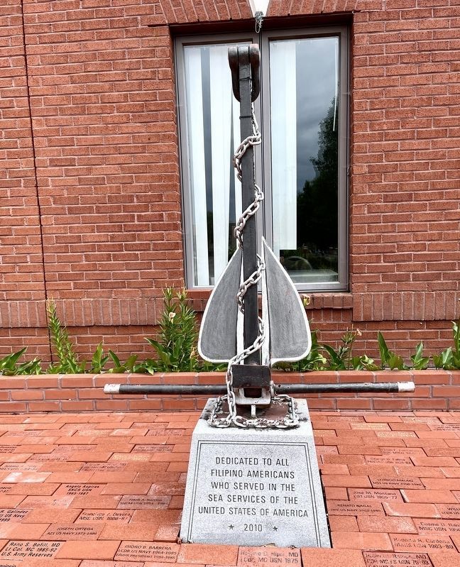 Filipino American Sea Service Veterans Marker. Click for more information. Filipino American Sea Service Veterans Marker image. Click for more information.