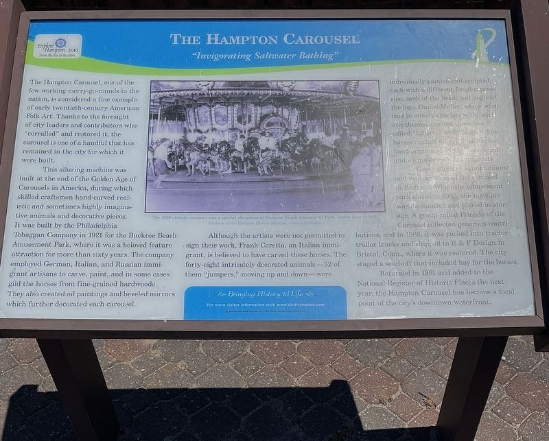 The Hampton Carousel Marker image. Click for full size.