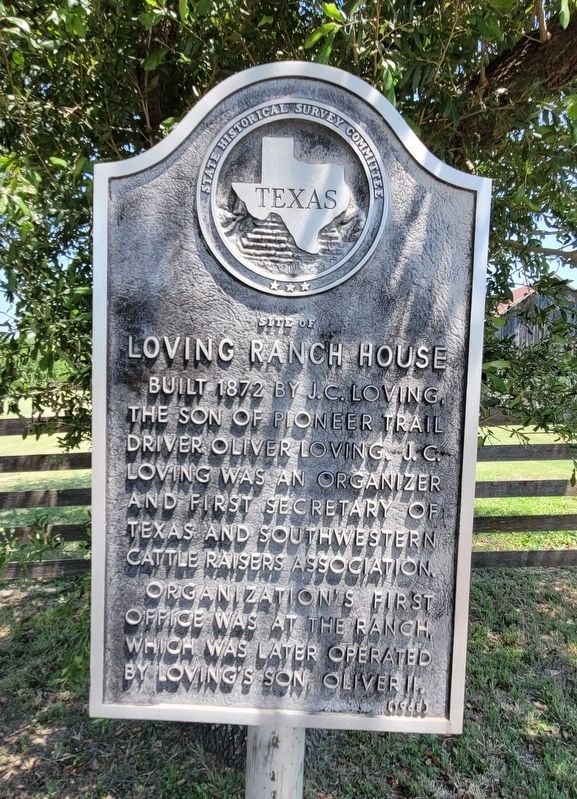 Site of Loving Ranch House Marker image. Click for full size.