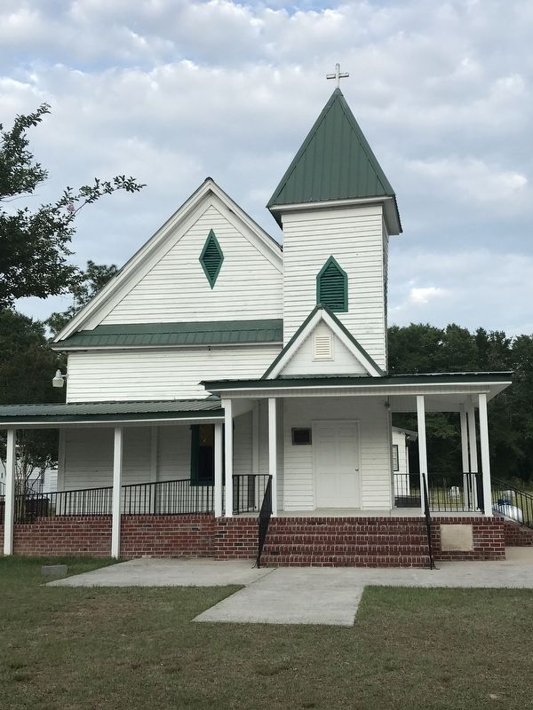 First McCanaan Baptist Church Marker image. Click for full size.