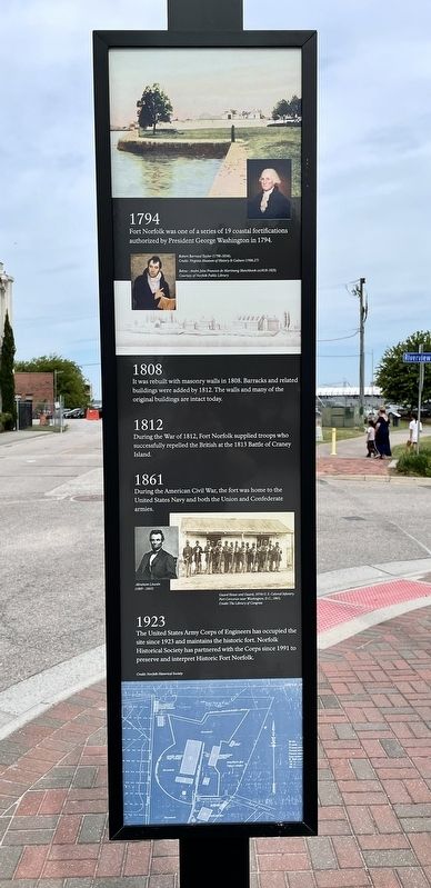 Fort Norfolk Marker (Side 2) image. Click for full size.