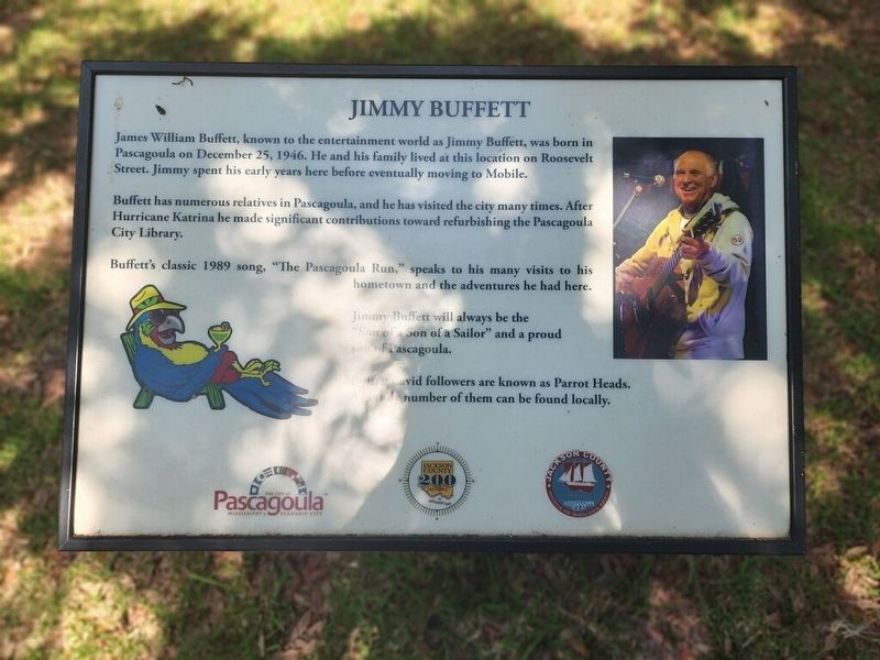 Jimmy Buffett Marker image. Click for full size.