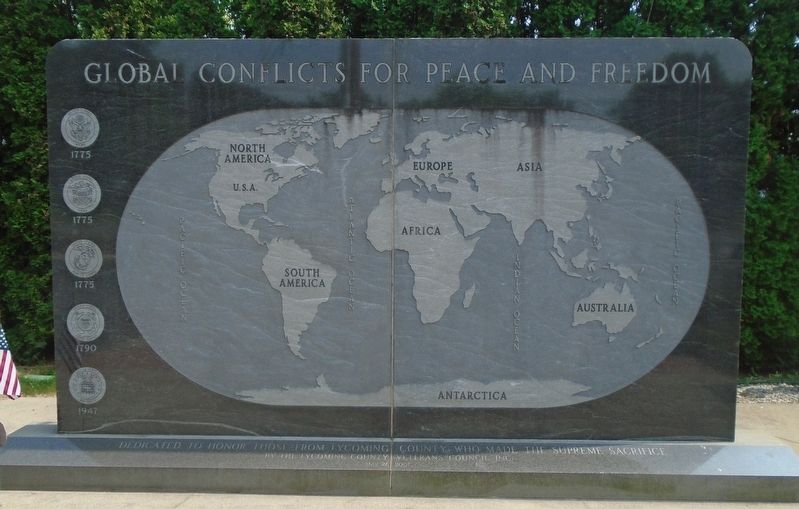 Global Conflicts for Peace and Freedom Monument image. Click for full size.
