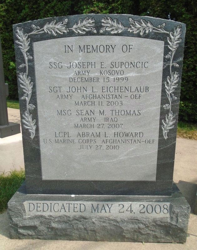 Recent Wars Honored Dead Memorial image. Click for full size.
