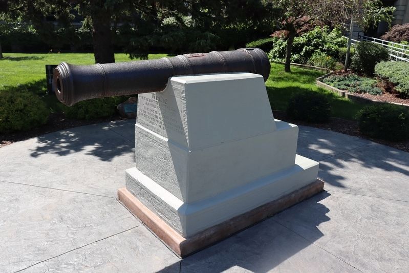 Relic of the Battle of the Raisin Memorial image. Click for full size.