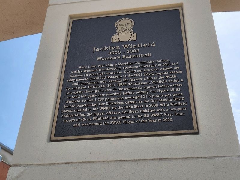 Jacklyn Winfield Marker image. Click for full size.