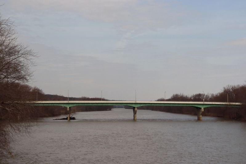 William Henry Harrison Memorial Bridge Marker image. Click for full size.