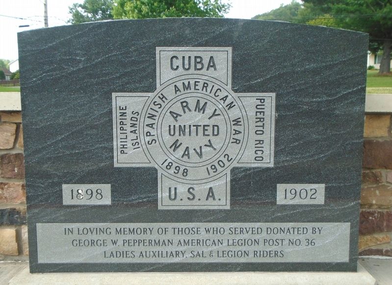 Spanish American War Memorial image. Click for full size.