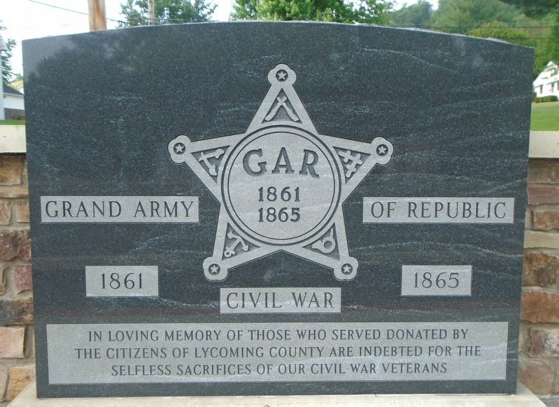 Grand Army of the Republic Memorial. Click for full size. Grand Army of the Republic Memorial image. Click for full size.