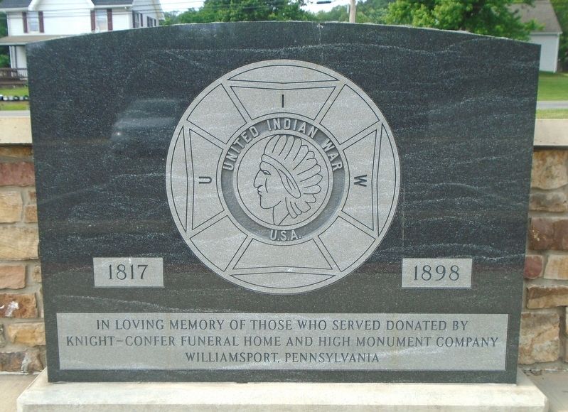 Indian Wars Memorial. Click for full size. Indian Wars Memorial image. Click for full size.