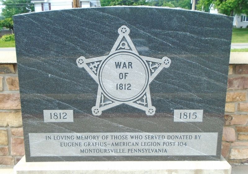 War of 1812 Memorial image. Click for full size.