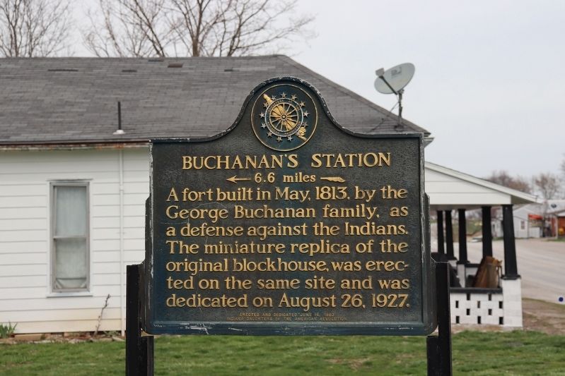 Buchanan's Station Marker. Click for full size. Buchanan's Station Marker image. Click for full size.