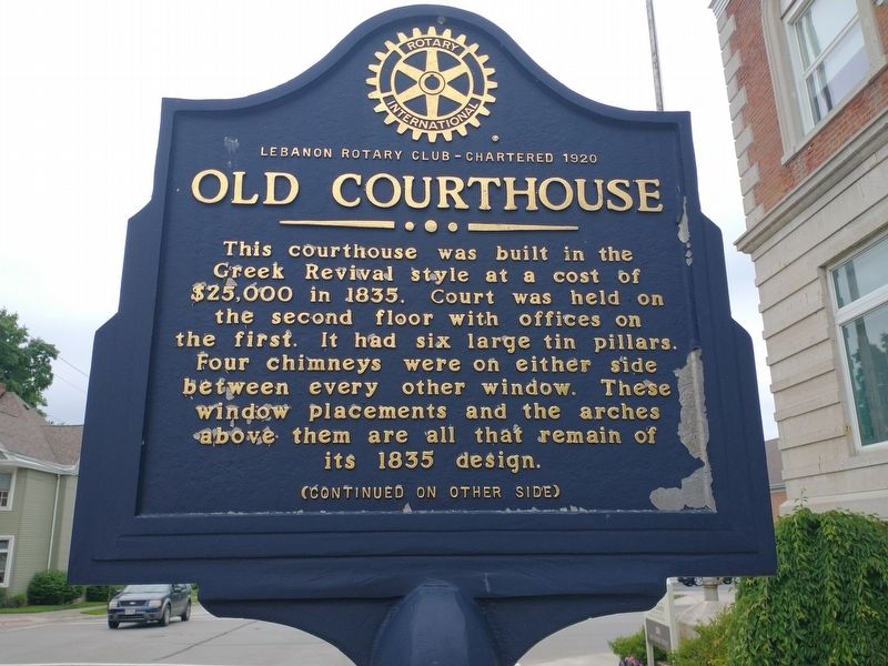 Old Courthouse Marker. Click for full size. Old Courthouse Marker image. Click for full size.