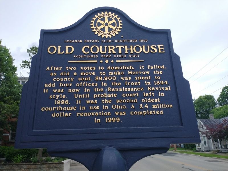 Old Courthouse Marker. Click for full size. Old Courthouse Marker image. Click for full size.