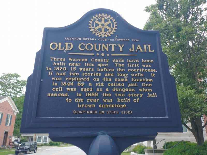 Old County Jail Marker. Click for full size. Old County Jail Marker image. Click for full size.
