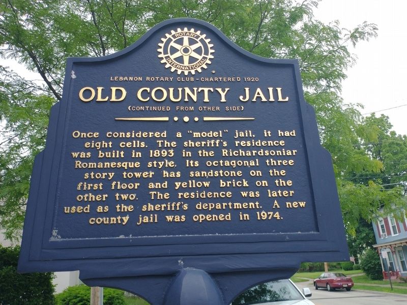 Old County Jail Marker. Click for full size. Old County Jail Marker image. Click for full size.