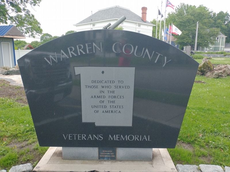 Warren County Veterans Memorial image. Click for full size.