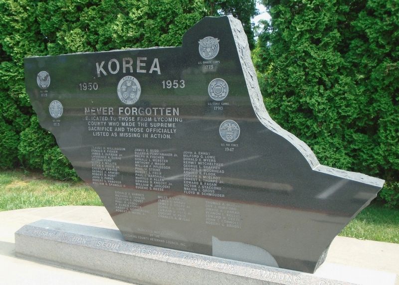 Korean War Memorial. Click for full size. Korean War Memorial image. Click for full size.