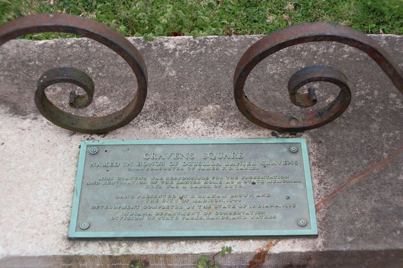 Cravens Square Marker. Click for full size. Cravens Square Marker image. Click for full size.