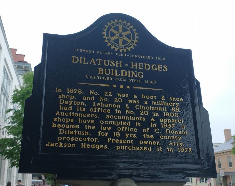 Dilatush-Hedges Building Marker image. Click for full size.