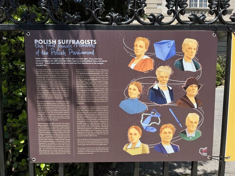 Polish Suffragists Marker image. Click for full size.