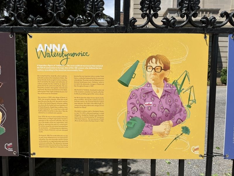 Anna Walentynowicz Marker image. Click for full size.