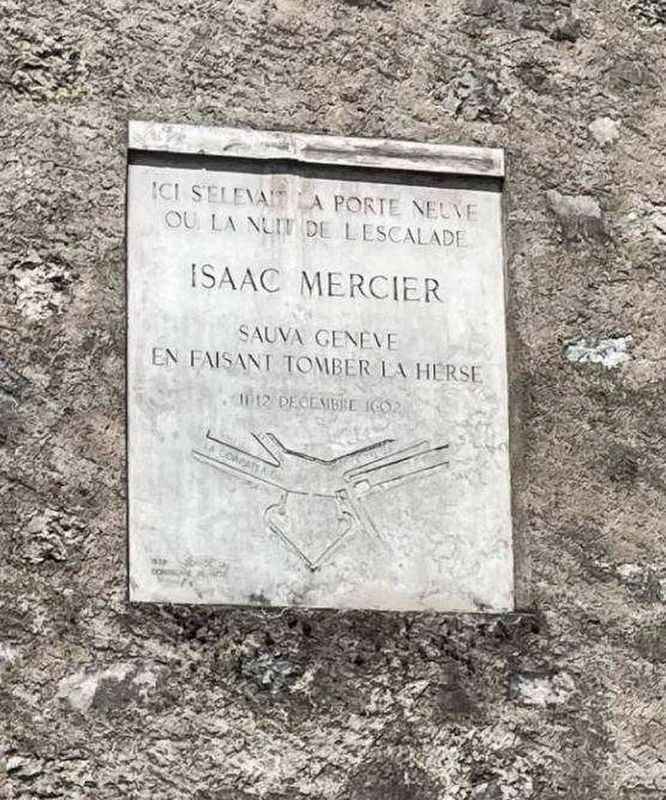 Isaac Mercier Marker image. Click for full size.