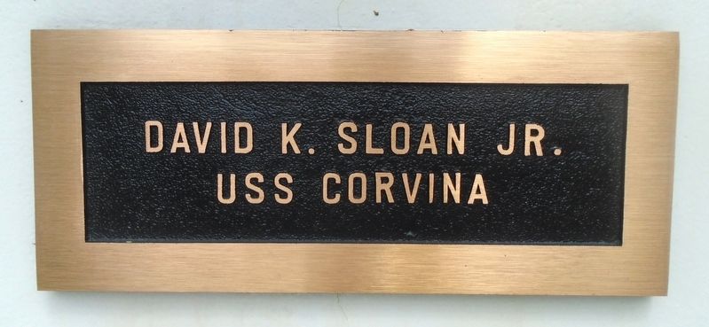 David K. Sloan Jr. Marker. Click for full size. David K. Sloan Jr. Marker image. Click for full size.