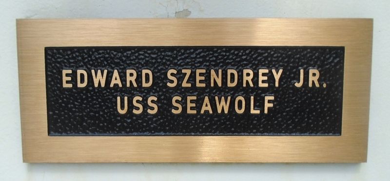 Edward Szendrey Jr. Marker. Click for full size. Edward Szendrey Jr. Marker image. Click for full size.