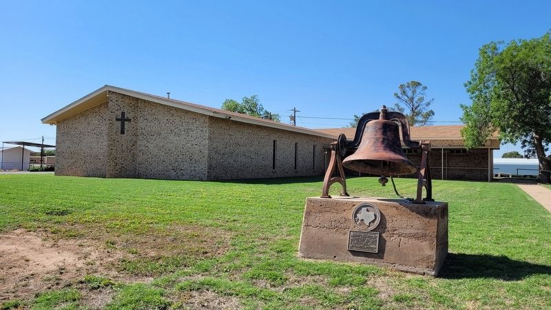 The view of the First Christian Church and Marker from the street image. Click for full size.