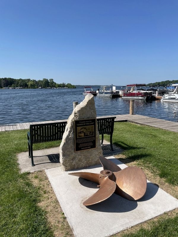 Propeller from the �Queen of the Lake� Marker image. Click for full size.