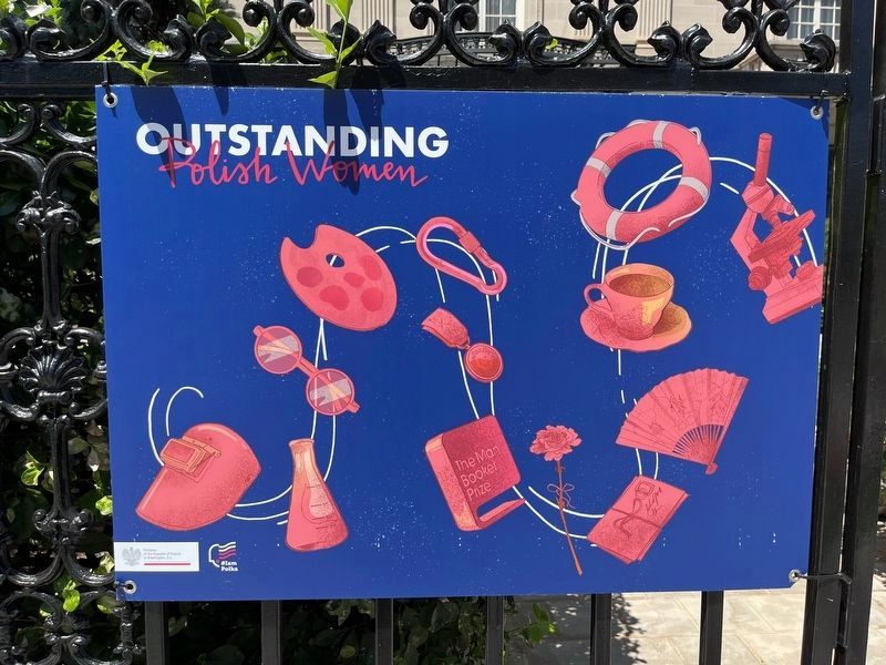 Outstanding Polish Women display sign image. Click for full size.