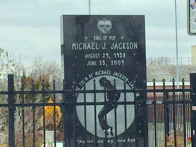 Michael Jackson Place of Birth Marker image. Click for full size.