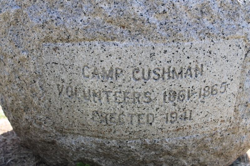 Camp Cushman Volunteers Marker image. Click for full size.