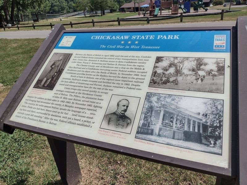 Chickasaw State Park Marker image. Click for full size.