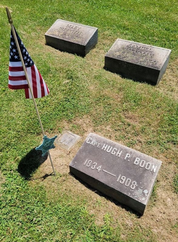 Capt. Hugh P. Boon Grave. Click for full size. Capt. Hugh P. Boon Grave image. Click for full size.