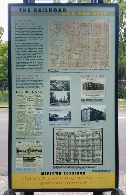 The Railroad and the City Marker. Click for full size. The Railroad and the City Marker image. Click for full size.
