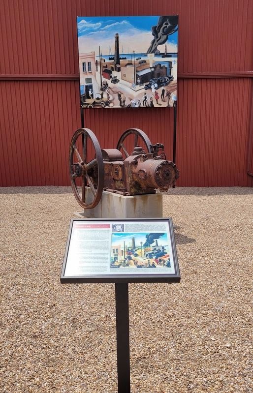 The Boomtown Marker and painting on the wall image. Click for full size.