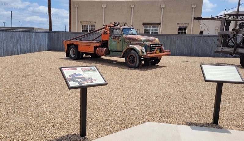 The 1950 GMC Winch Truck Marker is the marker on the left of the two markers image. Click for full size.
