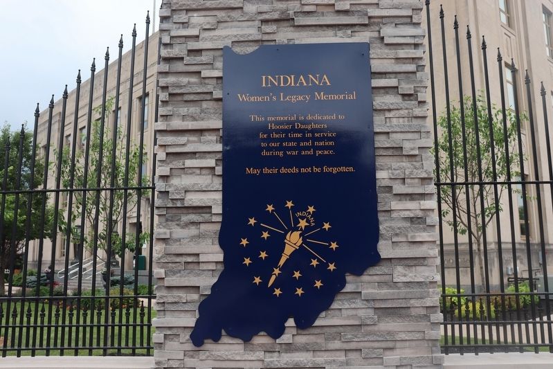 Indiana Women's Legacy Memorial. Click for full size. Indiana Women's Legacy Memorial image. Click for full size.