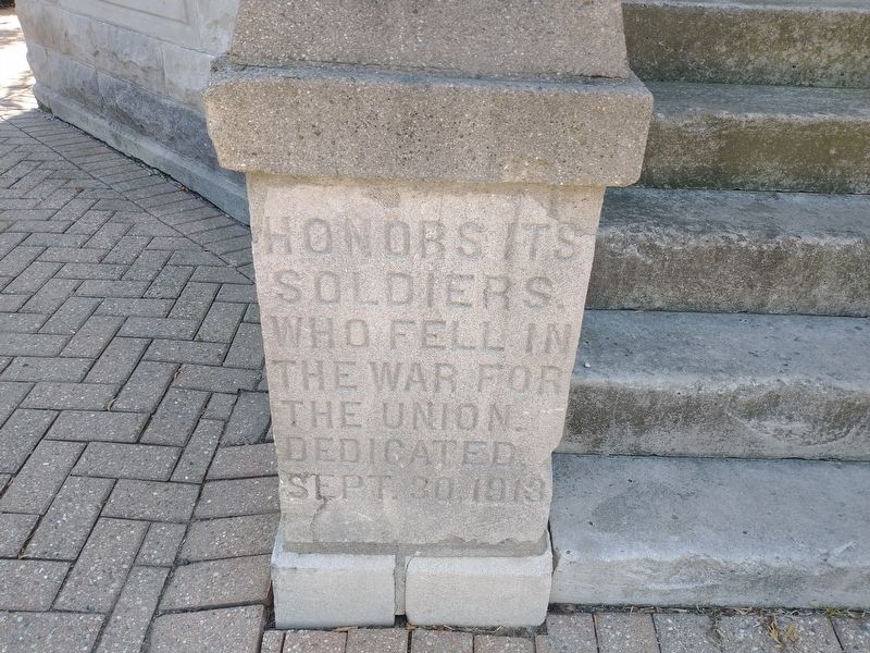 Dundee Civil War Gazebo Marker. Click for full size. Dundee Civil War Gazebo Marker image. Click for full size.