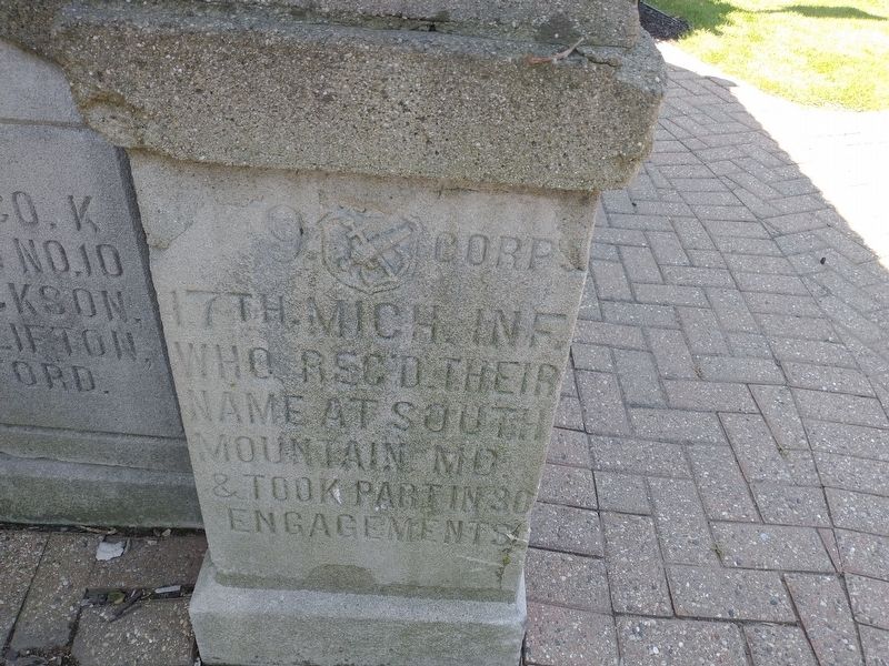 Dundee Civil War Gazebo Marker. Click for full size. Dundee Civil War Gazebo Marker image. Click for full size.